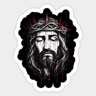 Jesus Christ have mercy on me a sinner Sticker